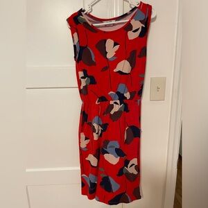 Boden Floral Jersey Dress